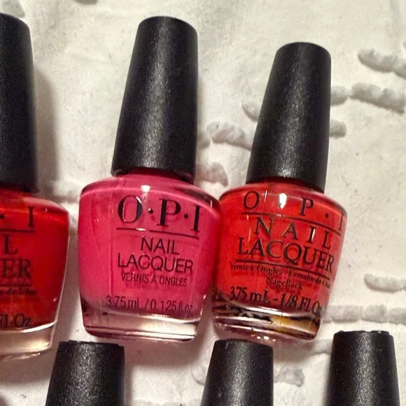 OPI Nail Polish Collection - Burgundy, Pink, Black, Nude, Silver, White - Picture 3 of 9